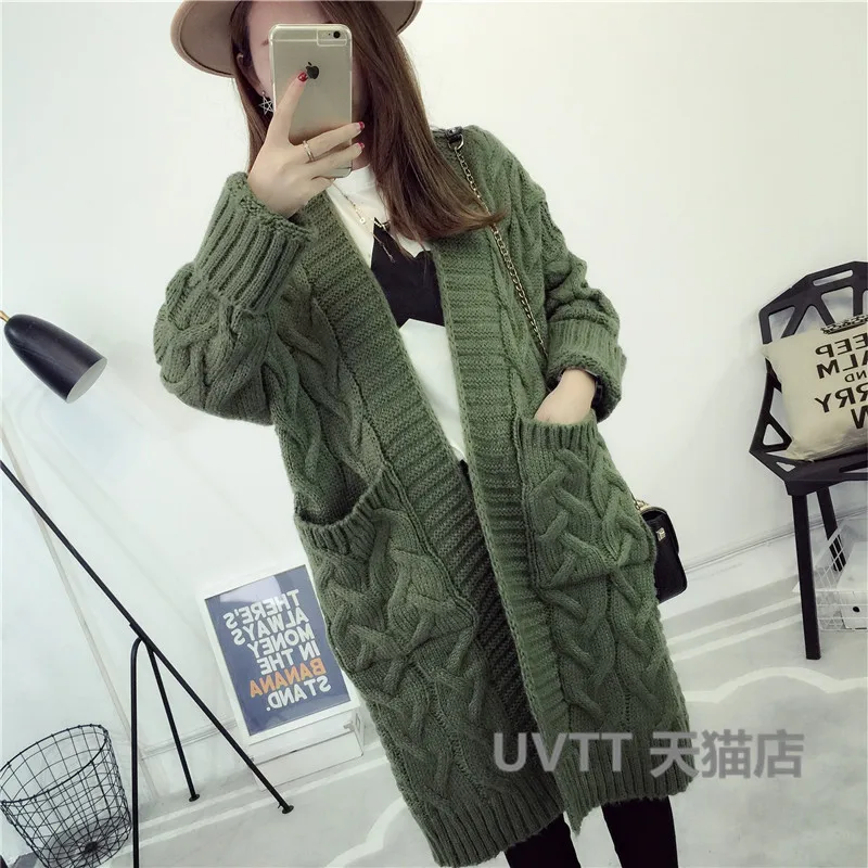 Try Everything Long Cardigan Women Long Sleeve Women's Sweaters For Winter Fashion Women Coat Sweaters Ladies Clothing