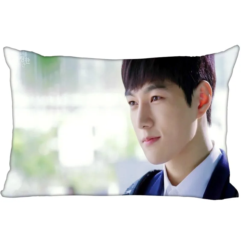 

Hot KPOP Kim Myung Soo INFINITE L Pillowcase Decorative PillowCover Zipper Pillowcases Satin Custom your image more size