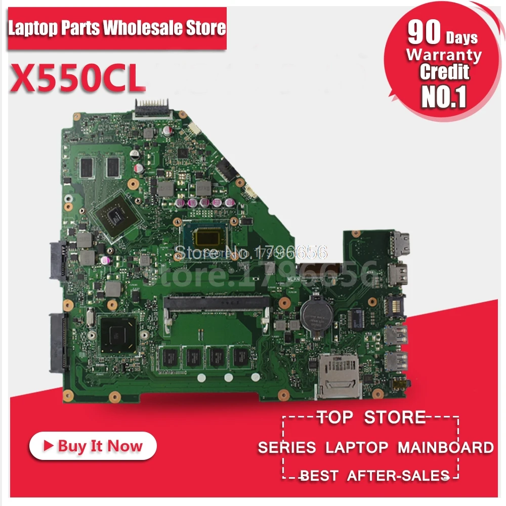 For Asus X550 X550V F552CL A550V X552C K550C laptop motherboard X550CL