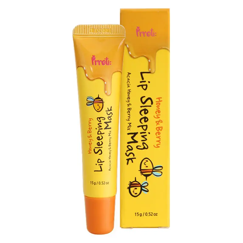PRRETI Honey Berry Lip Sleeping Mask 15g Vitamin C Repairing Lip Mask