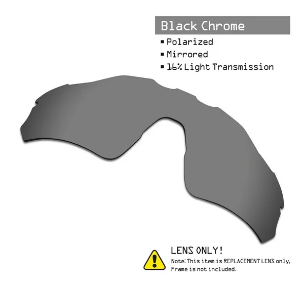 SmartVLT поляризованные Сменные линзы для солнцезащитных очков в форме EV-несколько вариантов - Цвет линз: Black Chrome