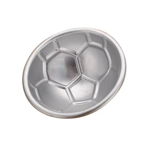 2.8" 3D Football Soccer Ball Shape Mould Aluminum DIY Birthday Cake