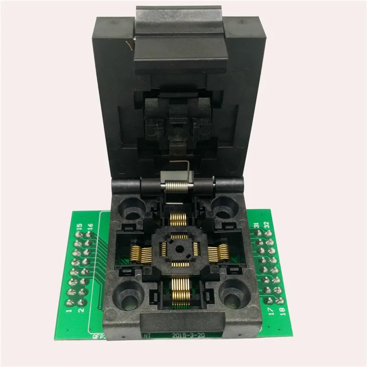 QFP32 TQFP32 LQFP32 раскладушка контактный шаг 0 5 мм ожога в сокете IC51-0324-805 тестовая