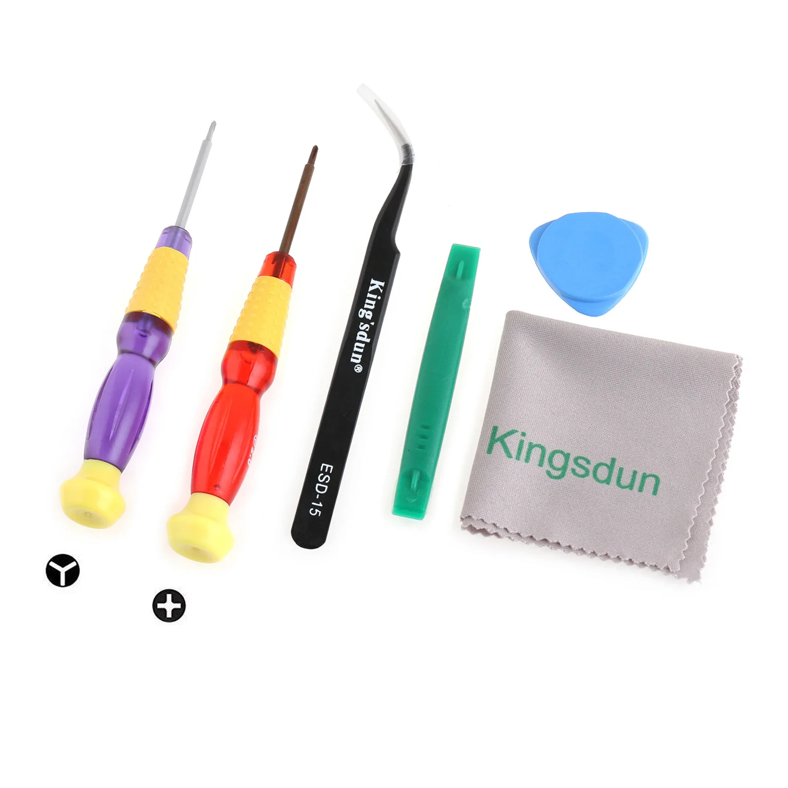 

For Nintend Switch Removal Tool 1.5mm Y 2.0mm X Screwdriver Plastic Crowbar Tweezers Repair Tool Kit for Joy-con Controller