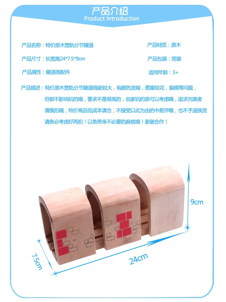 TTC83 Сегментированный туннель деревянный поезд сцена трек аксессуары Игрушка BRIO автомобиль грузовик локомотив двигатель железная дорога игрушки для детей