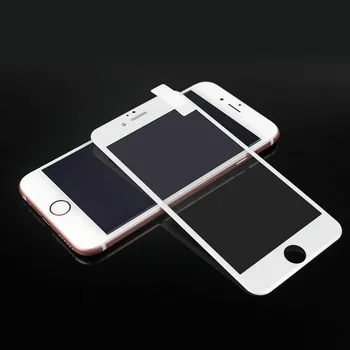

3D Curved Matte Tempered Glass on for iPhone 7 8 6s Premium Real 9H Carbon Fiber Film Full Screen protective glass for iPhone X