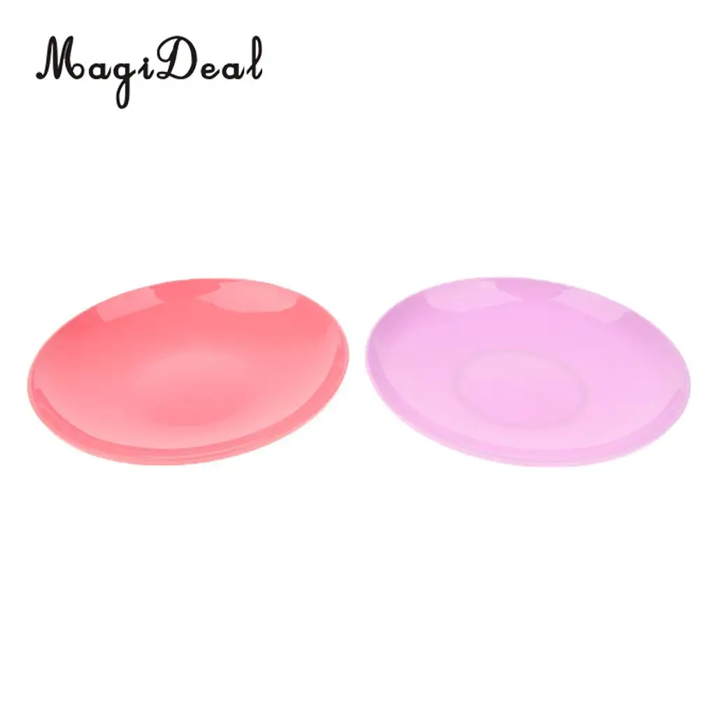 6 Pieces  Portable Plastic Picnic Camping BBQ Party Dinner Plates Cutlery, Lightweight and Convenient to Carry
