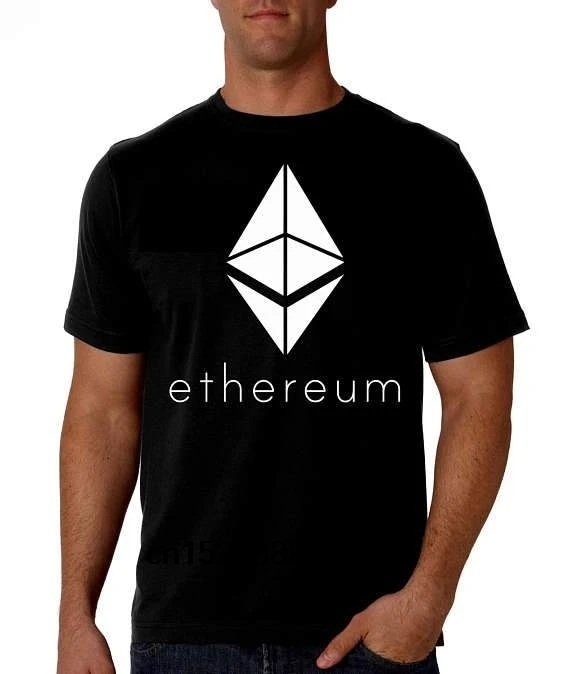 

Ethereum Logo Black T-Shirt (Bitcoin Blockchain Mining Coin Token Ether Cryptocurrency