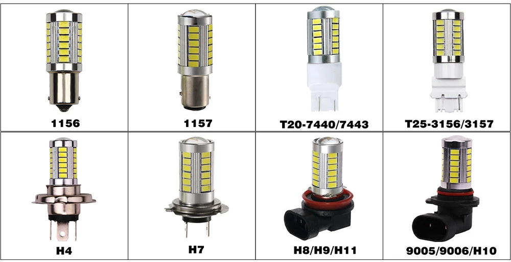car led light H8 H11 33smd 5630 fog lamp bulb headlight 6
