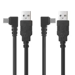 90 градусов влево/вправо Угол USB 2.0 мужчина Mini-B 5Pin Кабель-адаптер данных