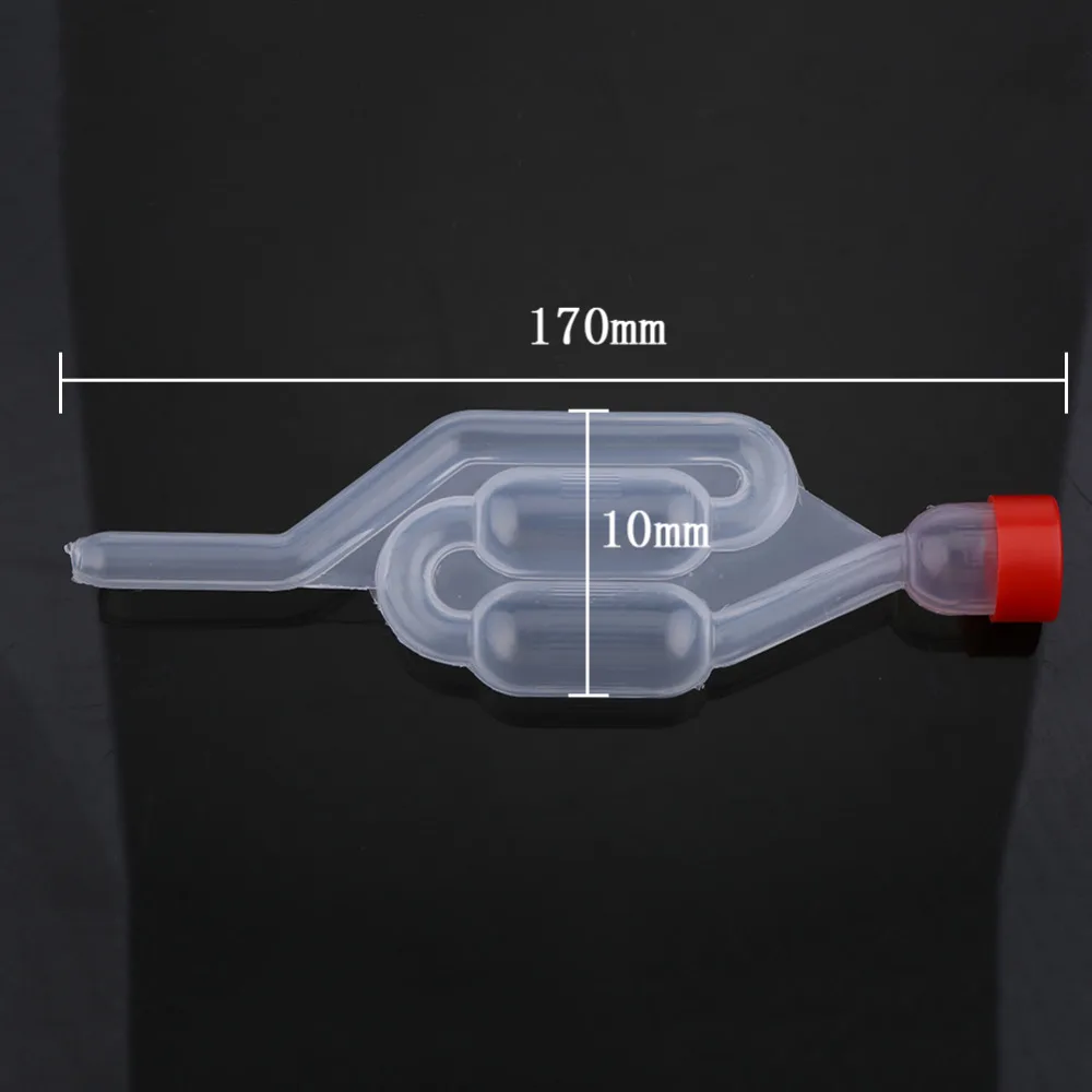 20 шт. водяное уплотнение выхлопа один способ домашнего пивоварения вина брожения Airlock герметичный пластиковый воздушный замок обратного клапана водяные герметичные клапаны