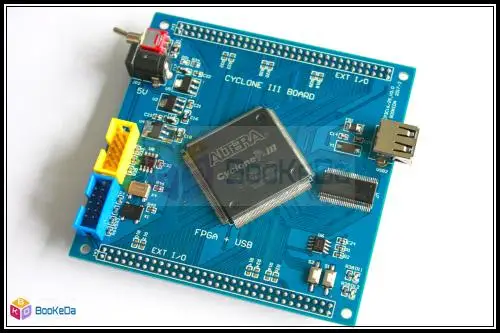 USB2.0 CY7C68013 FPGA + USB EP3C25 NIOS Data acquisition development board