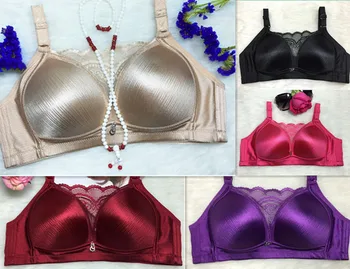 

Plunge Seamless Underwear 75B 80B 85B 90B Womens Hot New Support Push Up Bras Top Style Brushed Bra Cotton Push Up 3/4 Cup