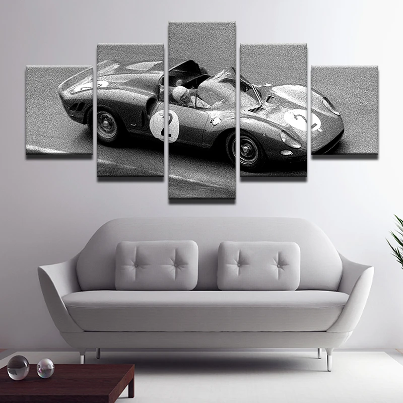 HD Prints Pictures Home Decor Canvas Wall Art Poster 5 Pieces Retro