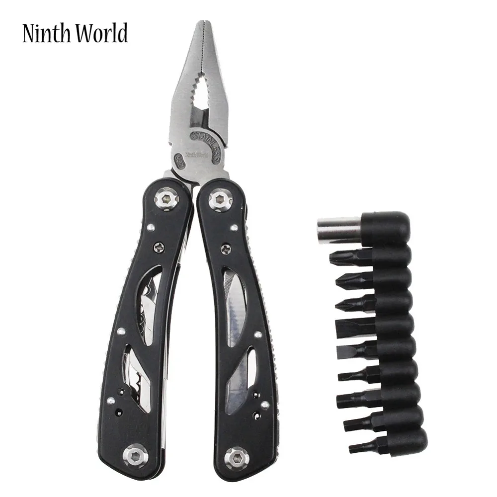 Ninth World 6 inch Folding Plier Survival Outdoor EDC Multi Tool