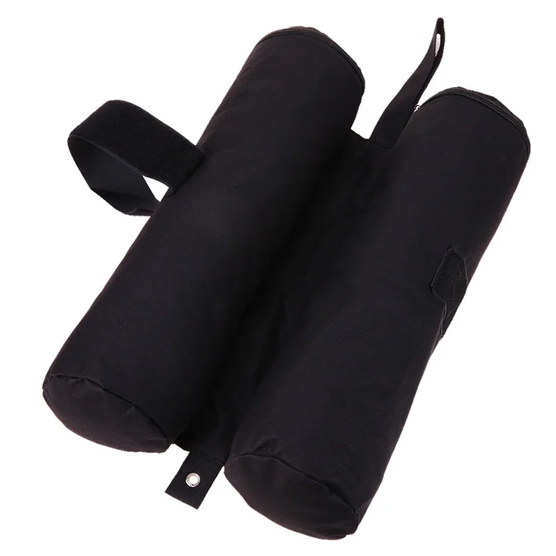 Ткань Оксфорд открытый навес ветрозащитный Fix сумка Портативный Черный тент фиксированный мешок с песком