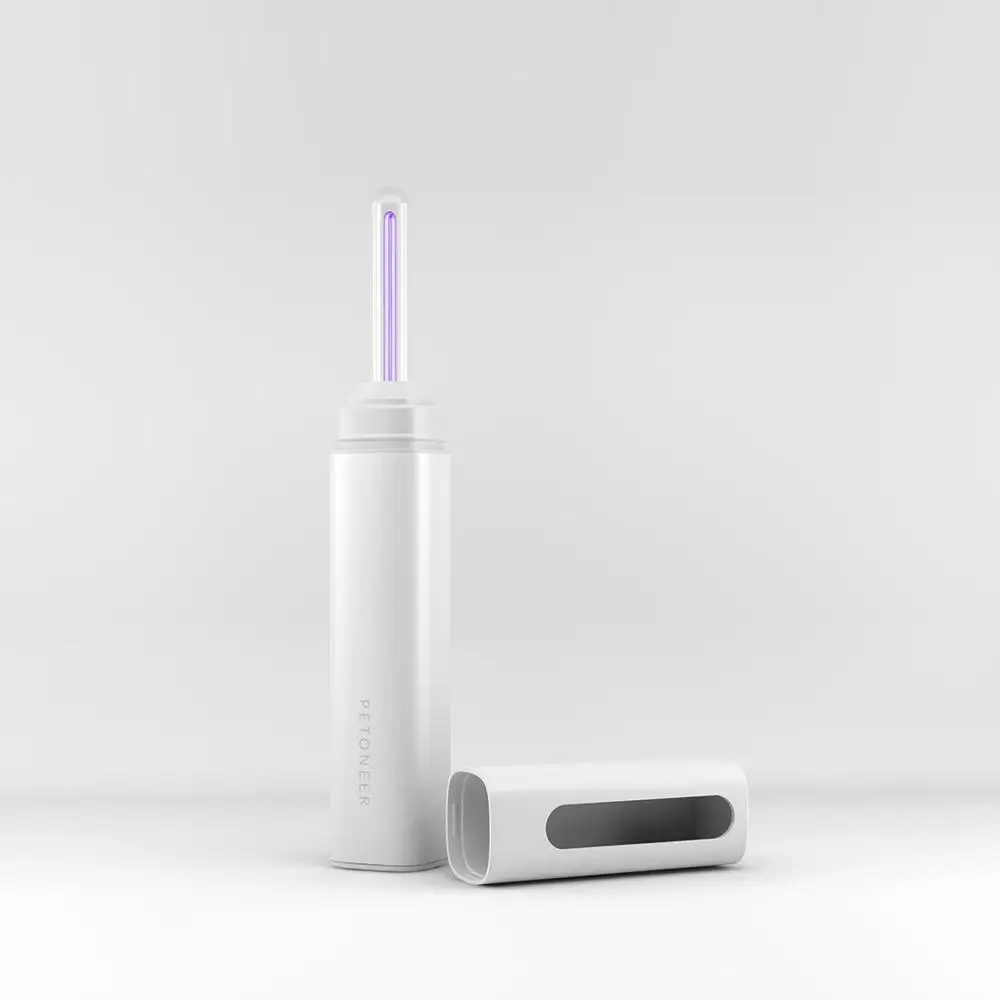 Xiaomi Mijia Paini портативный УФ стерилизация ручка USB дезинфекция коробка антибактериальный дезодорант УФ Интеллектуальный стерилизатор ПЭТ - Цвет: Белый