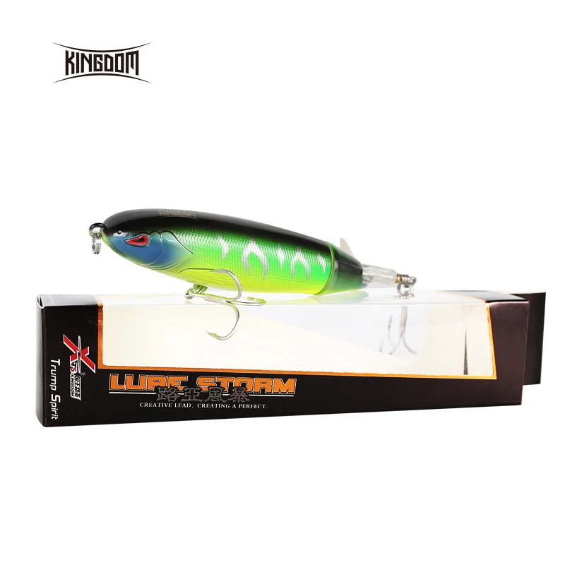 Королевство рыболовная приманка пропеллер Whopper Plopper Popper 90 мм/12 г 110 мм/20 130 мм/38