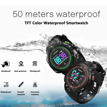 

DTNO.I KKtick New Smart Watch F13 Color LCD Screen IP68 Waterproof Bluetooth Watch relogio Message Reminder Heart Rate Tracker