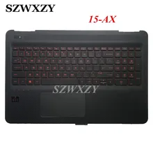 Новинка 859735-001 для hp OMEN 15-AX 15-AX020CA 15-AX100 15-AX200 чехол для рук верхняя крышка с подсветкой Клавиатура США с Touc hp ad