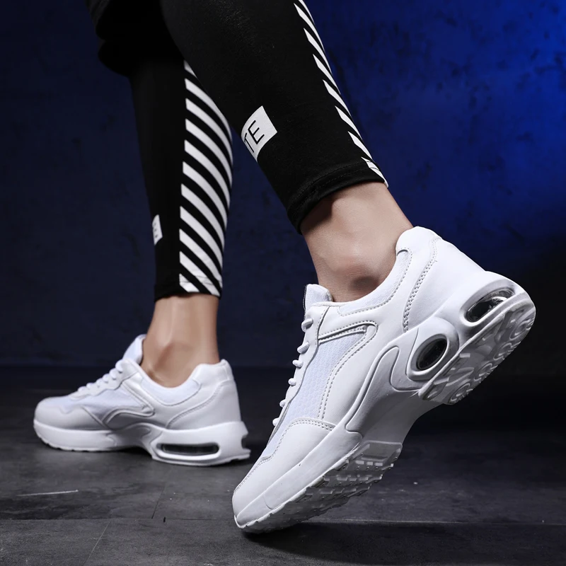 Hommes En b Chaussures Maille Casual Unisexe Air Tenis Zapatos Masculino Feminino Loisirs Cuir Sneakers Amortissement Plat Mujer A Adulto Wx5HnqnB