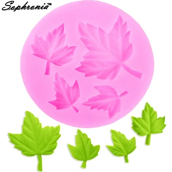 

Sophronia M098 Maple Leaf 1pcs UV Resin Jewelry Silicone Mold Expoxy Charms Pendant Mold For DIY Intersperse Decorate Art Making