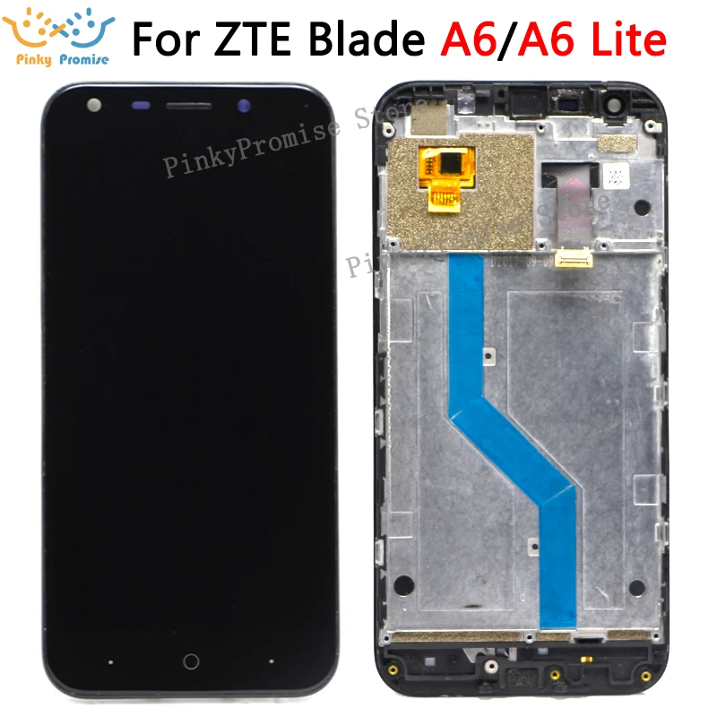 

For ZTE Blade A6/A6 Lite LCD Display and Touch Screen Assembly Repair Parts With Frame+ Tools For ZTE Blade A0620 A0622