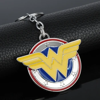 

dongsheng Movie Jewelry Wonder Woman Keychain Car Key Super Heros Pendant KeyChain Keyring Holder Chaveiro Women Fans Gift -50