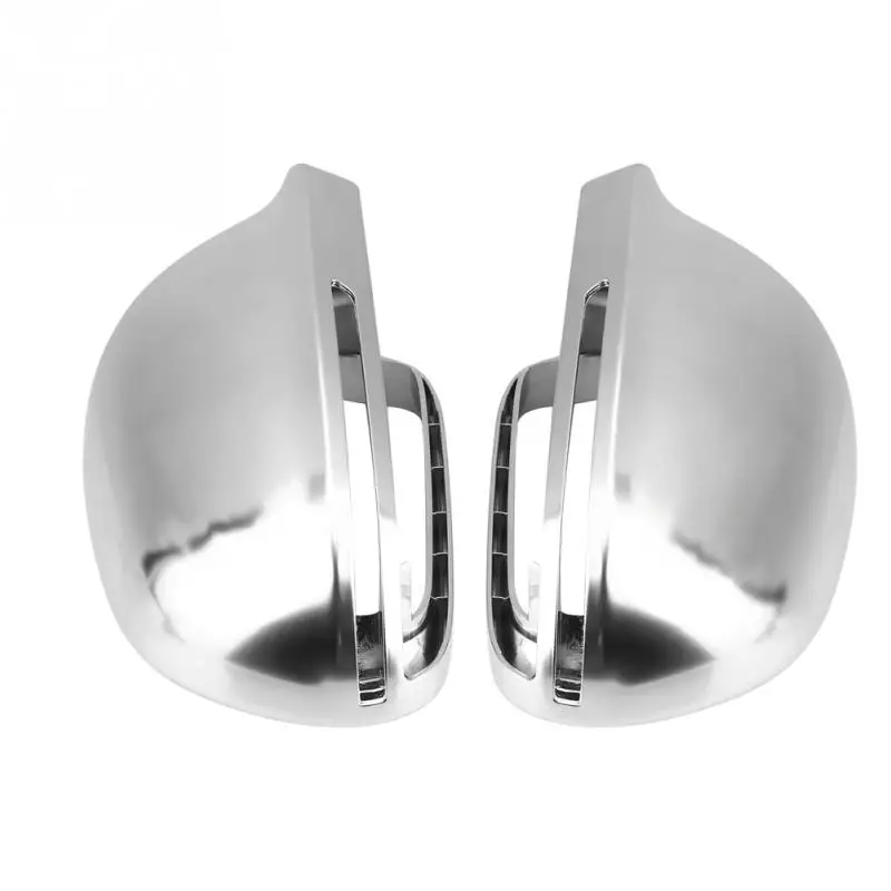 

Pair of Matte Chrome Rearview Mirror Cover Protection Cap for Audi B8 A4 A5 A6 A3 Q3 RSQ3 S3 RS3 S4 RS4 S6 RS6 S5 RS5 Mirror