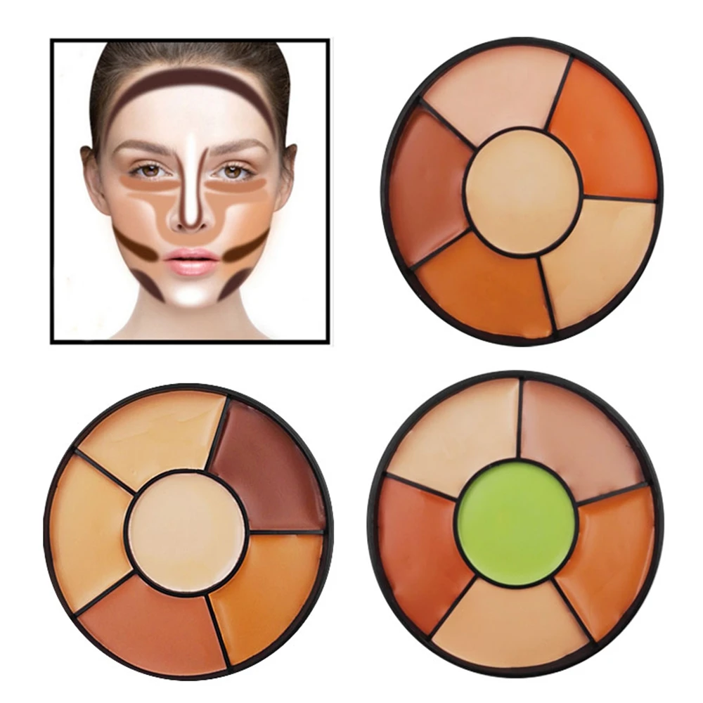 Professional Makeup Tool 6 Colors Concealer Foundation Cream Beauty
