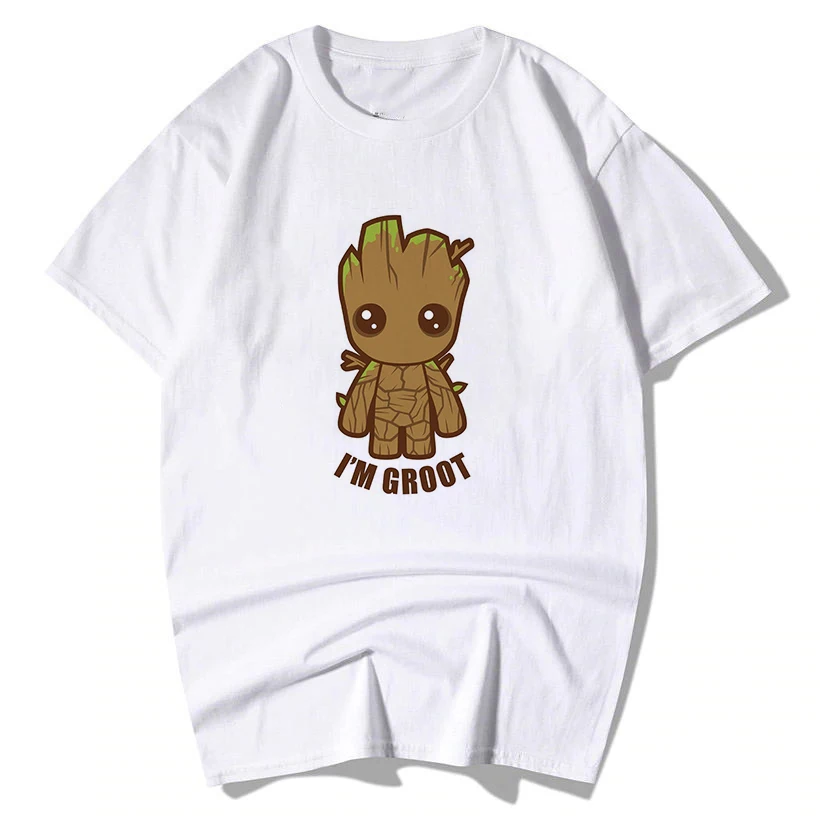 

Marvel T Shirt Men/women Summer Avengers Superhero 100% Cotton Raglan T-shirt Kawaii Tshirt