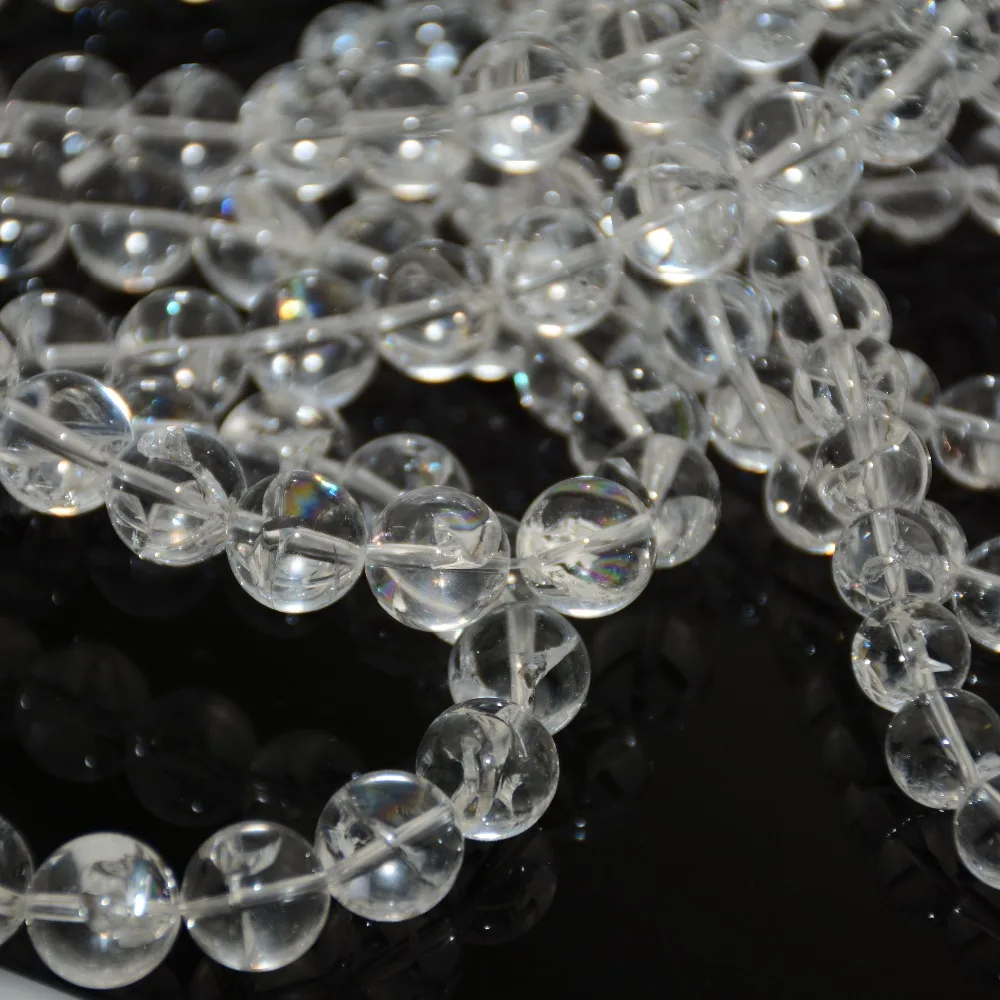 

Natural Brazil Rainbow Quartz / Crystal Loose Round Beads 8mm,10mm,12mm