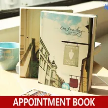 Европейский стиль винтажные деловые книги/ноутбук, планировщик работ, исследование планировщик