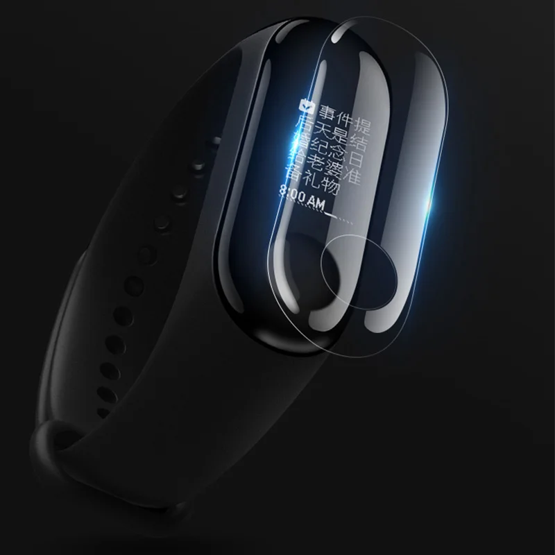 BOORUI 10 шт./лот Miband 4 защитные чехлы для экрана ультратонкие противоударные Чехлы