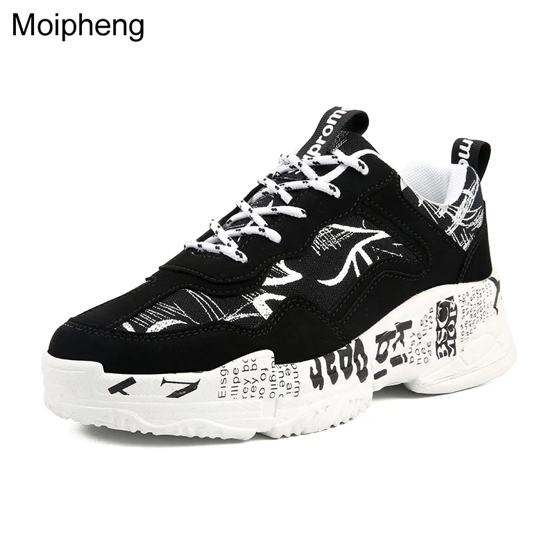 Moipheng/ г.; летние женские повседневные модные кроссовки на плоской подошве с граффити; женская Вулканизированная обувь; осенние белые кроссовки; zapatos mujer