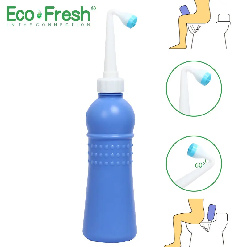 Ecofresh портативный биде опрыскиватель путешествия ручной пустой бутылки гигиены