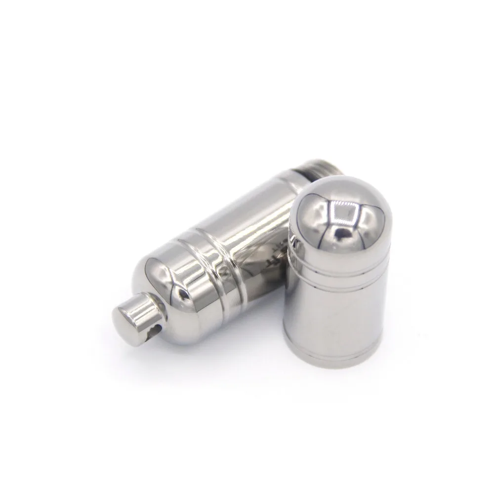 Tiartisan Portable Water Proof Titanium EDC Container Seal Bottle Pills Box Keychain Camping Outdoor Emergency Travel Kit Tool