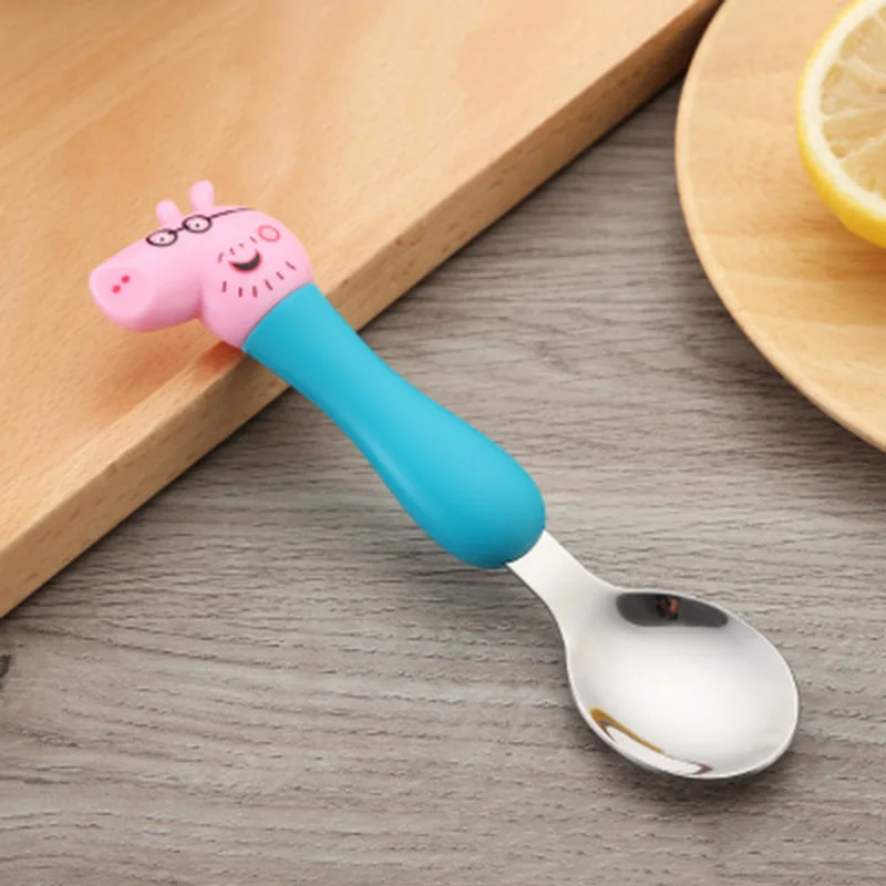 Qshare Baby Feeding Spoon Fork Tester Tableware Dessert Spoon for Children Baby Gadgets Feedkid Children's Cutlery for Kids Qshare Baby Feeding Spoon Fork Tester Tableware Dessert Spoon for Children Baby Gadgets Feedkid Children's Cutlery for Kids