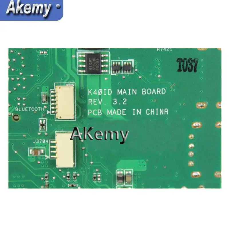 Akemy K40IE/K40ID материнская плата для ноутбука ASUS K40ID K40IE K40I X8AI оригинальная материнская плата 8* Память 1 Гб