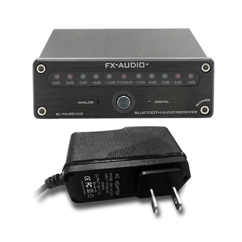 

FX-AUDIO BL-MUSE-02CSR Bluetooth 4.0 HIFI Audio Receiver Fiber Coaxial Lossless APTX Bluetooth Audio Receiver