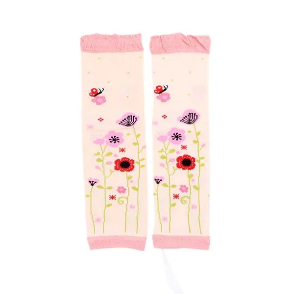 Носки для малышей с узорами Теплые хлопковые наколенники гетры - Цвет: Синий