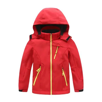 

Children's stormtrot clothing with thickened soft shell clothing waterproof breathable outdoor clothing for boys and girls