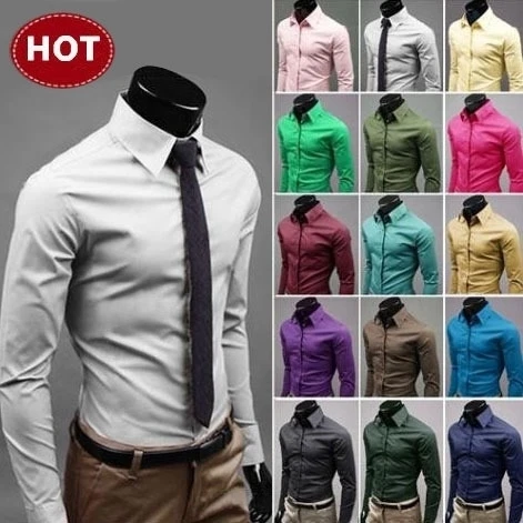 2019 Mens Slim Fit Unique Neckline Stylish Dress Long Sleeve Casual Shirts Mens Shirt Camisa Camisas Masculina Turn-down Collar