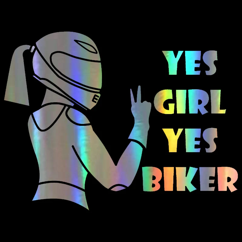 Car-Sticker-3D-15x19-7cm-Yes-girl-yes-biker-On-Car-Stickers-and-Decals-Vinyl-Car (1)