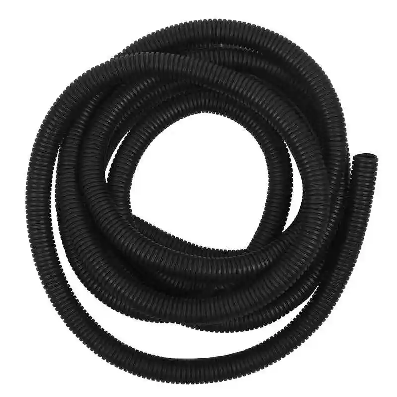 

5M 16.4ft Flexible Insulated Black Polyethylene Corrugated Tube Hose Pipe 25mm