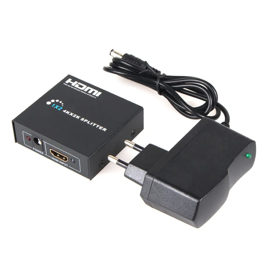 

Multi-Functional HD Version HDMI 1 In 2 Outputs Duplicator Amplifier Splitter Support Full HD 4K 2K Adapter For 3D Screen#273112