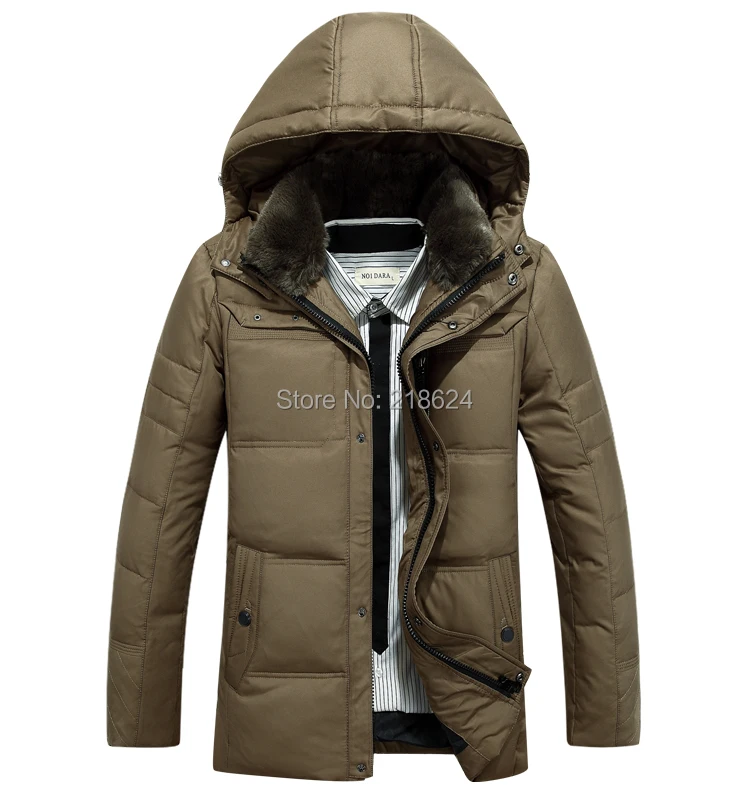 Cheap free shipping Commercial 2014 winter male down coat detachable cap short design fur collar thickening outerwear | Мужская одежда