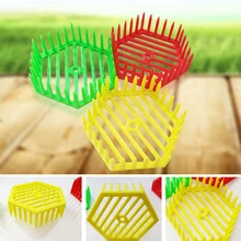 10 шт. push-pull пчелиная клетка пластиковая королевская клетка вывод маток узник королевская клетка спасательный ящик пчеловодческие инструменты прочные и прочные