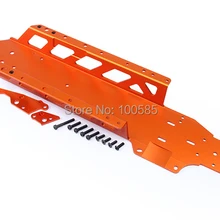 CNC 5 мм Baja большое шасси для 1/5 масштаб HPI KM RV Baja 5b 5 t-orange, серебро 85177