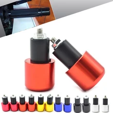 22mm Universal Motorbike Handlebar Ends Plug Slider Motorcycle Counterweight protaper Handlebar Ends 7/8'' Handle Bar Cap Cover 1 pair 7 8 22mm motorcycle handlebar ends weights plug slider bike handlebar grips ends universal for kawasaki zzr600 zx6r zx63